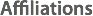 Affiliations